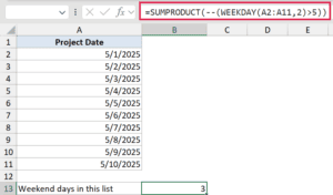 WEEKDAY Function in Excel (5 Easy Examples)