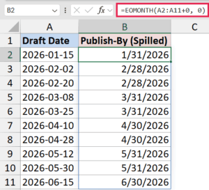 Exp Month How to Use EOMONTH Function in Excel (7 Easy Examples)