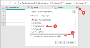 Left Join in Excel Using Power Query