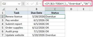 TODAY Function in Excel (5 Easy Examples)