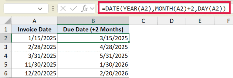 DATE Function in Excel (6 Easy Examples)