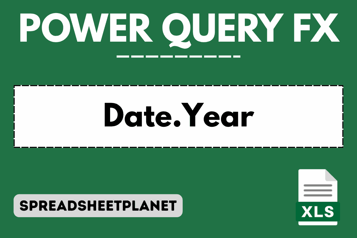 Mdate2 Date.Year Function in Power Query M (4 Easy Examples)
