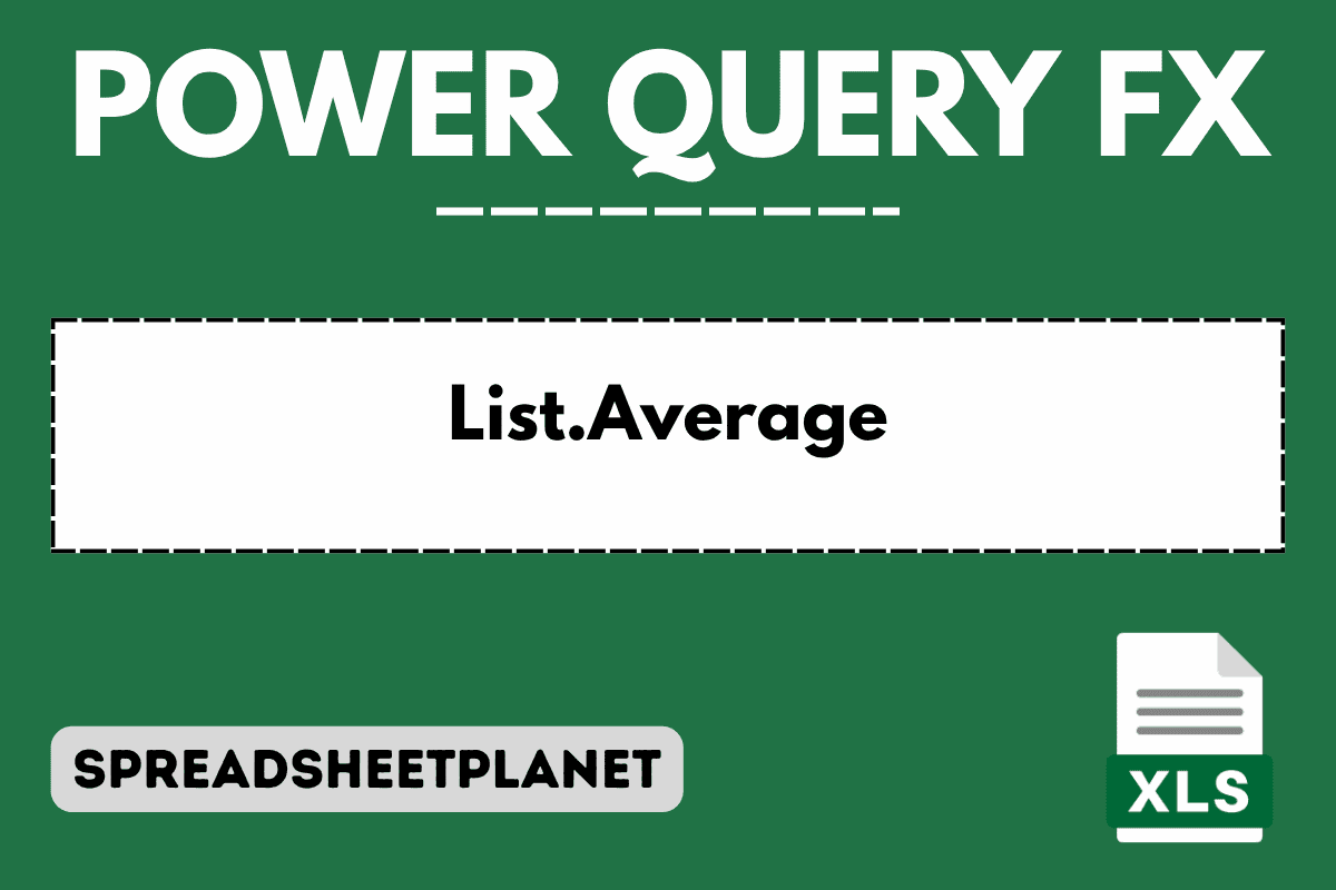 List.Average Function in Power Query M (5 Easy Examples)