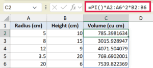 PI Function in Excel (4 Easy Examples)