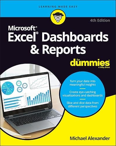 Excel Dashboards and Reports For Dummies (4th Edition) book cover