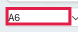 The Name Box with 6:105 typed in it to select 100 whole rows
