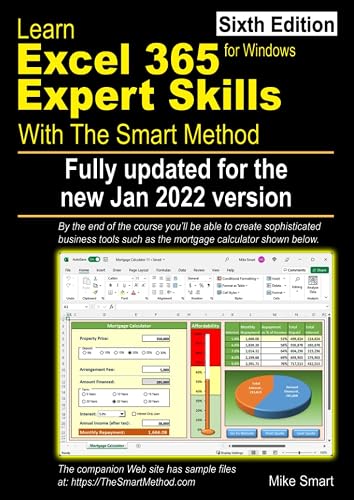 Learn Excel 365 Expert Skills with The Smart Method book cover