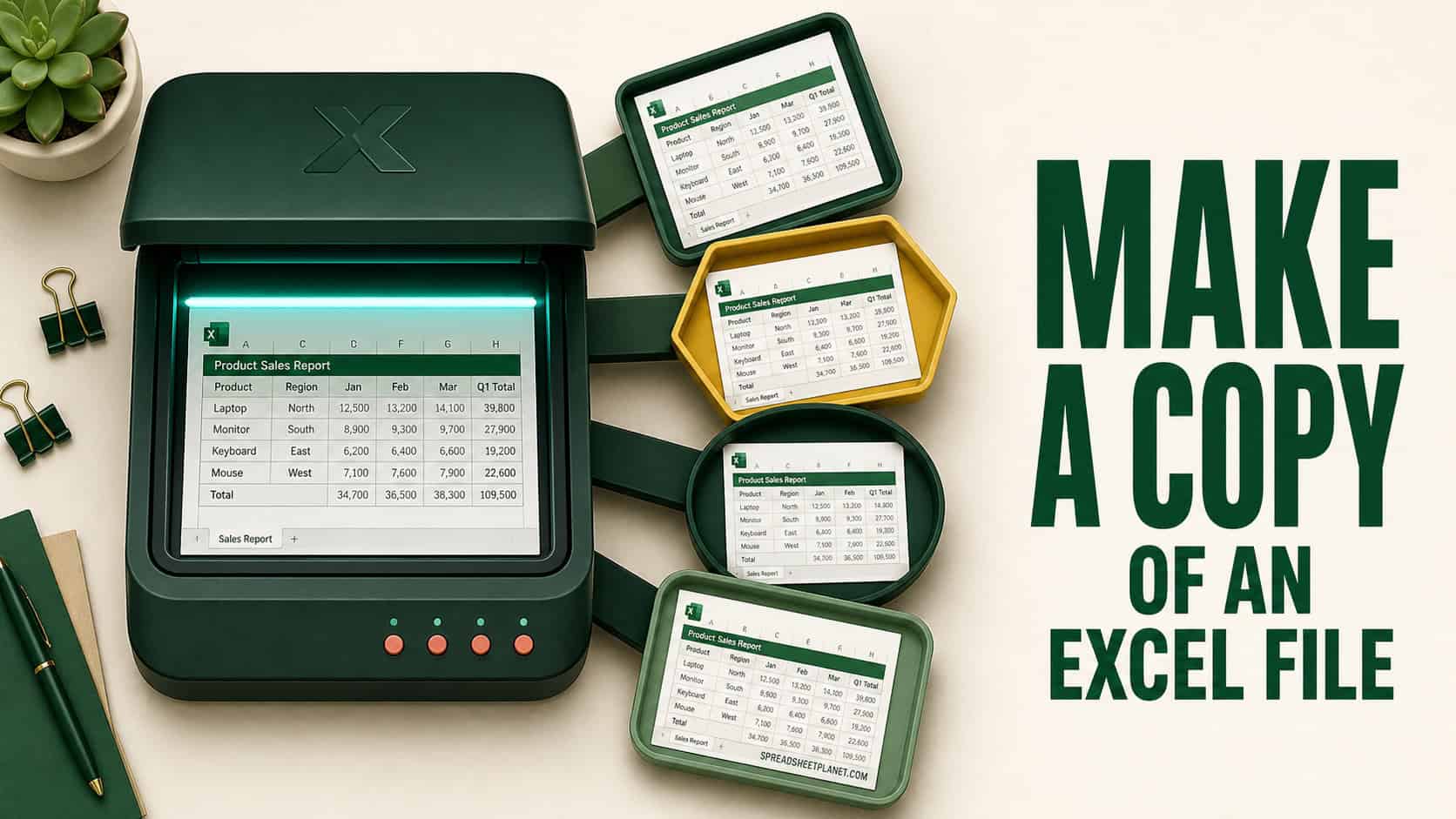 How to Make a Copy of an Excel File