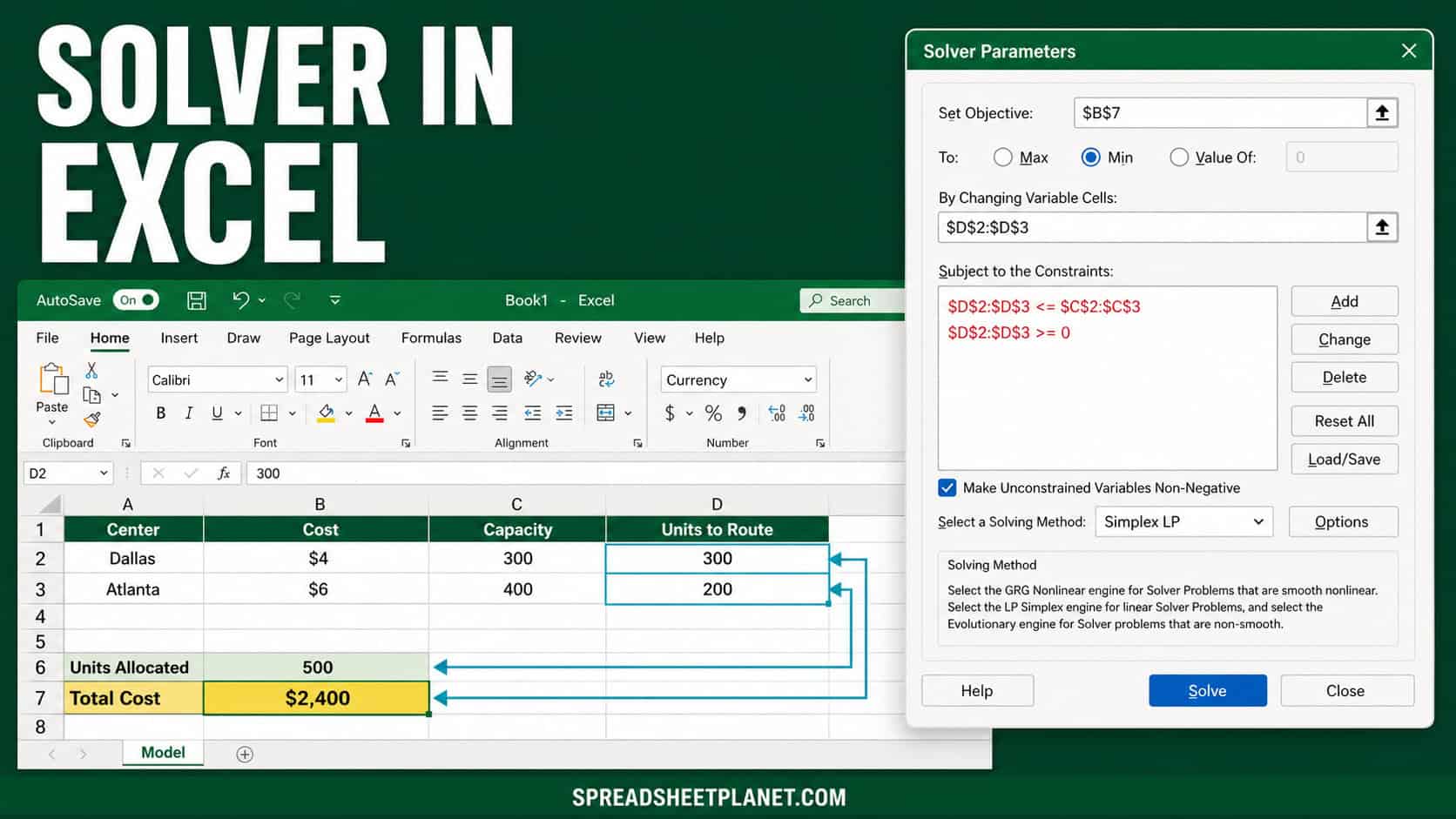 How to Use Solver in Excel