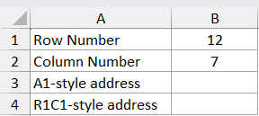 Dataset for ADDRESS example 3
