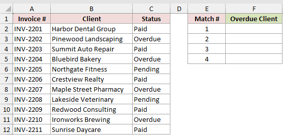 Dataset for AGGREGATE example 6