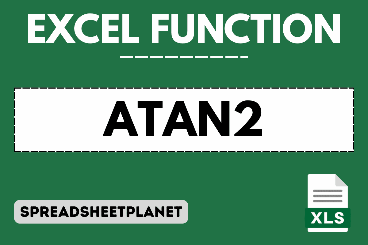 ATAN2 Function in Excel (5 Easy Examples)