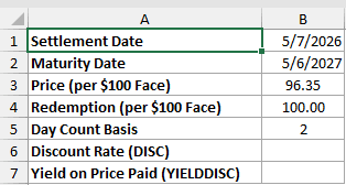 Dataset for DISC example 6
