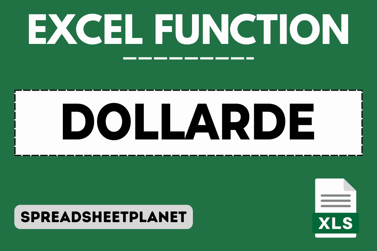 DOLLARDE function in Excel featured image