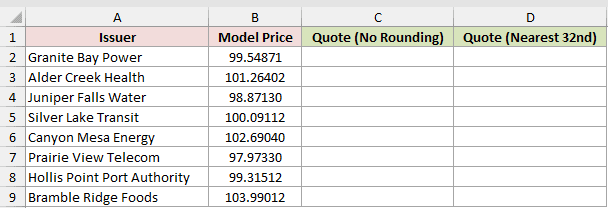 Dataset for DOLLARFR example 4