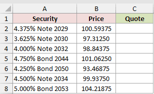 Dataset for DOLLARFR example 5