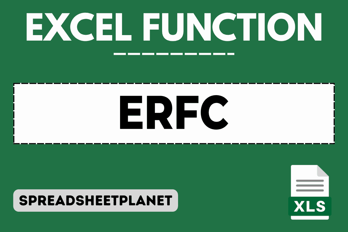 ERFC function in Excel featured image