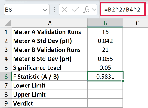 =B2^2/B4^2 in B6
