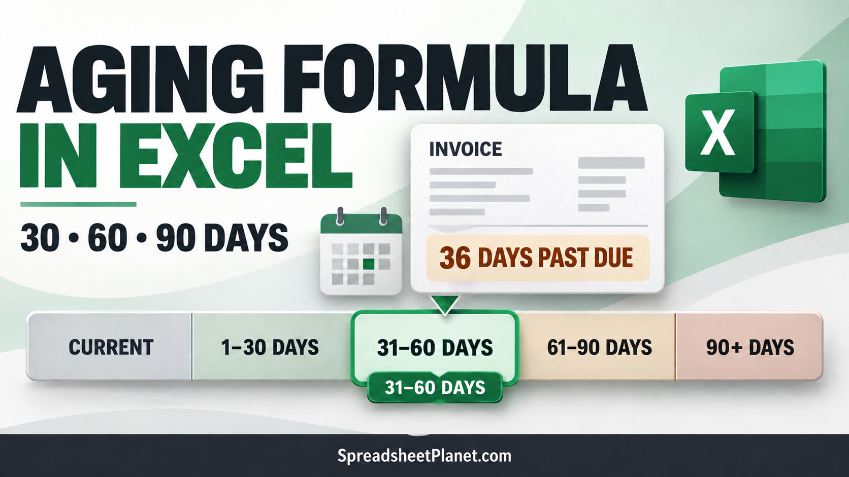 How to Create an Aging Formula in Excel (30, 60, 90 Days)