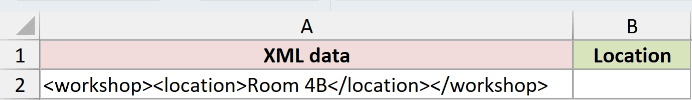 Dataset for FILTERXML example 1
