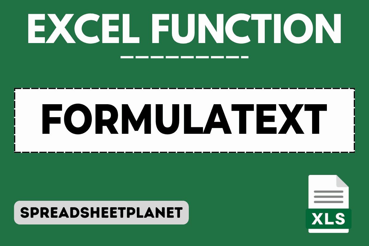 FORMULATEXT Function in Excel (4 Easy Examples)
