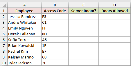 Dataset for HEX2BIN example 3