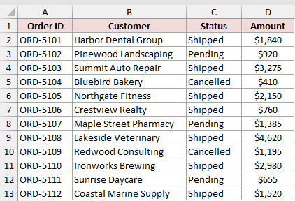 Dataset for HSTACK example 5
