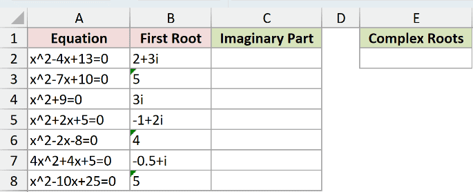 Dataset for IMAGINARY example 5