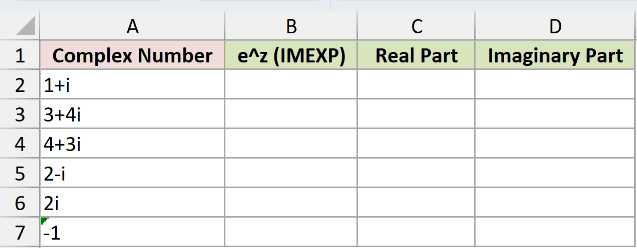 Dataset for IMEXP example 1