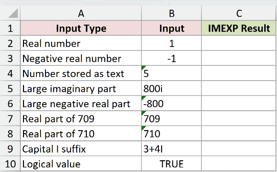 Dataset for IMEXP example 5