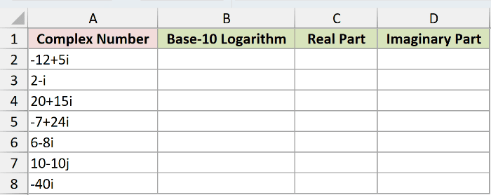 Dataset for IMLOG10 example 1