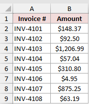 Dataset for INT example 6