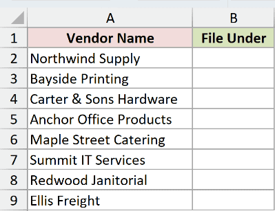 Dataset for LEFTB example 2