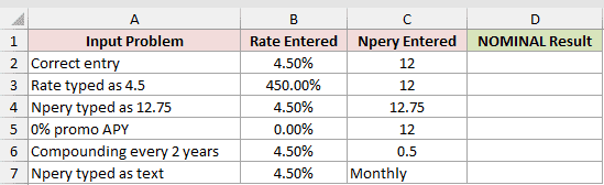 Dataset for NOMINAL example 5