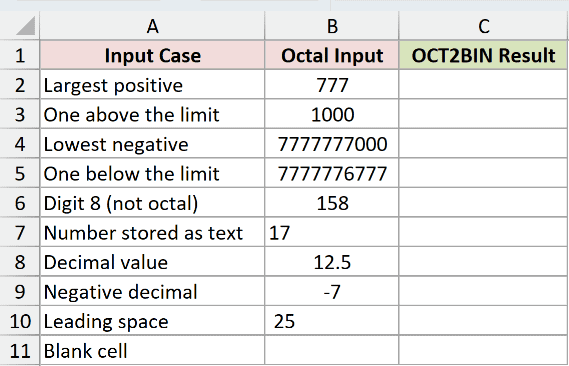 Dataset for OCT2BIN example 4