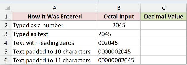 Dataset for OCT2DEC example 2