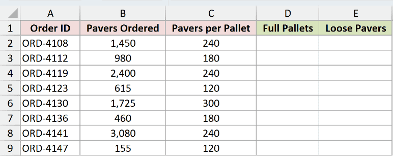 Dataset for QUOTIENT example 3