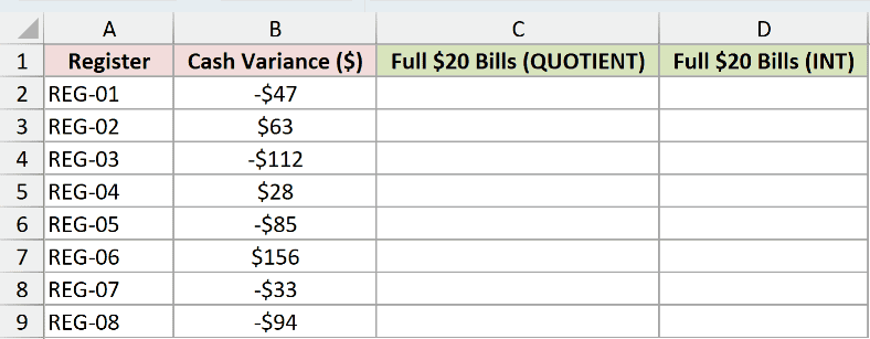 Dataset for QUOTIENT example 4