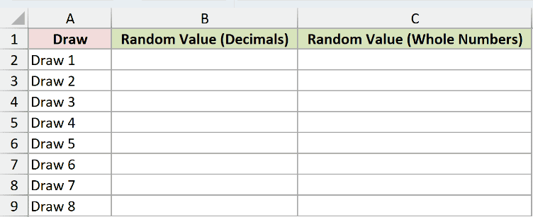 Dataset for RANDARRAY example 2