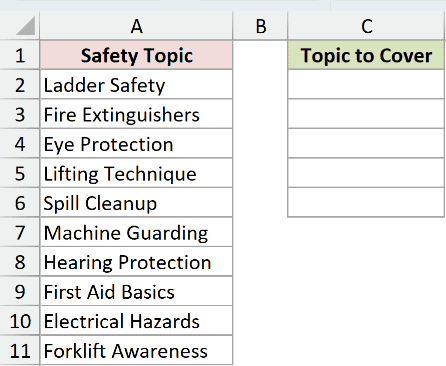 Dataset for RANDARRAY example 4