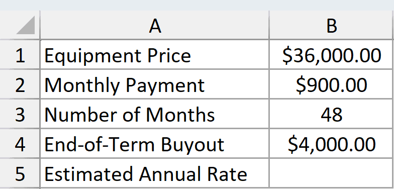 Dataset for RATE example 5