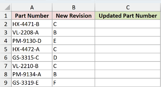 Dataset for REPLACEB example 5