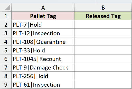 Dataset for REPLACEB example 6