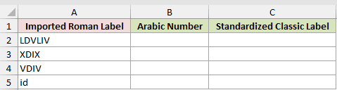 Dataset for ROMAN example 4