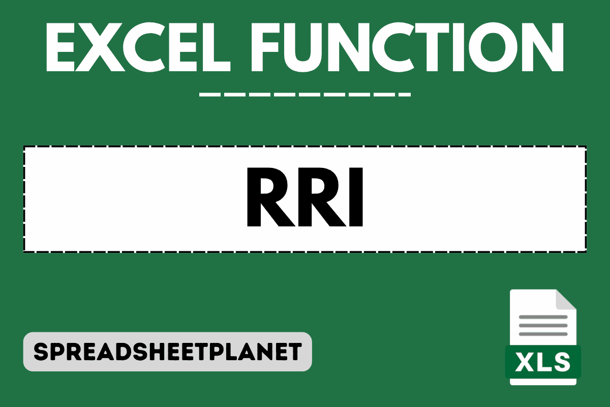 Pv Function Examples RRI Function in Excel (5 Easy Examples)