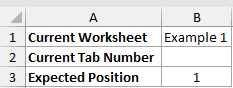 SHEET example 1: dataset and empty result cells