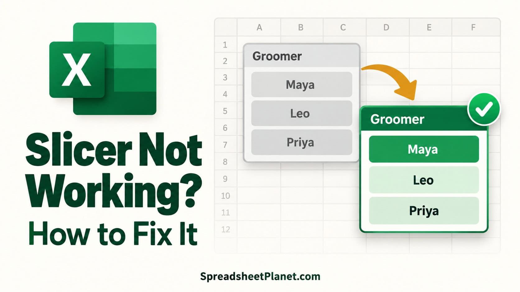 Slicer Not Working or Greyed Out in Excel (How to Fix It)