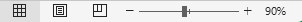 Enabled Normal, Page Layout, Page Break Preview, and zoom controls on the Excel status bar