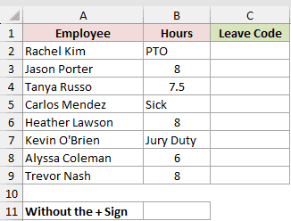 Dataset for T example 4