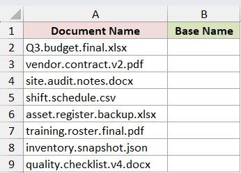 Dataset for TEXTBEFORE example 3